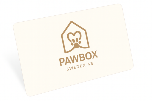 PawBox Presentkort – Ge bort trygghet till husdjur